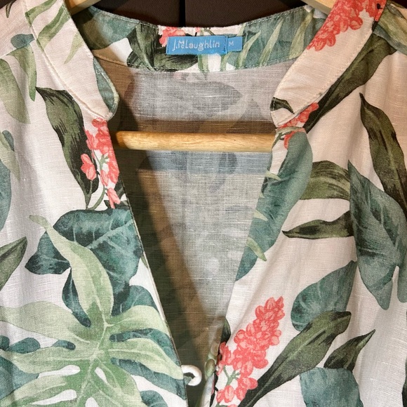 J. McLaughlin Linen Tiered Maxi Dress - Picture 2 of 5